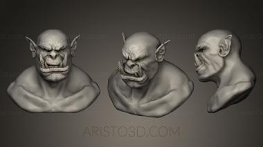 Busts of heroes and monsters (BUSTH_0159) 3D model for CNC machine